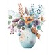 FLORAL BEAUTIES GREETING CARD Vase 2